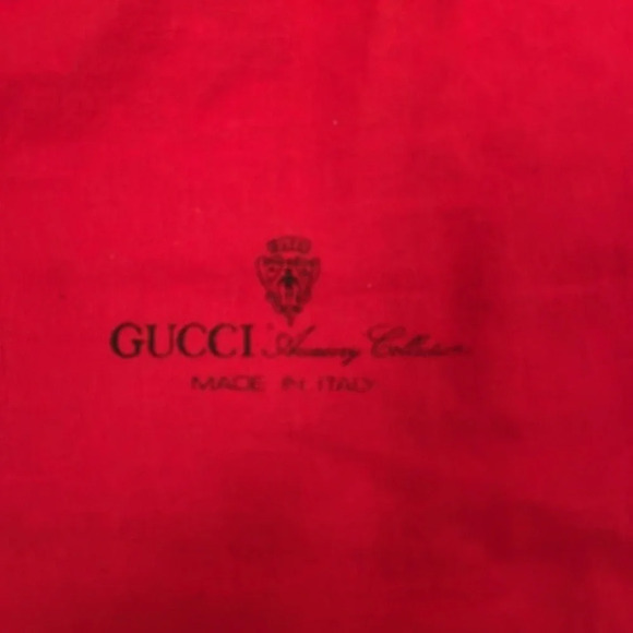 Gucci Authentic Vintage Red Dust Cover Bag - Picture 4 of 9